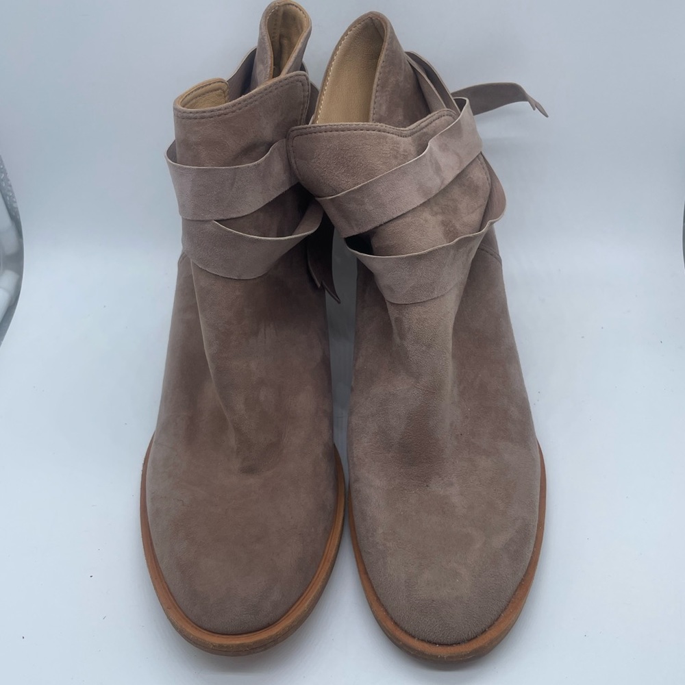 Huma Blanco Tatiana Leather Tie Booties - Picture 3 of 10